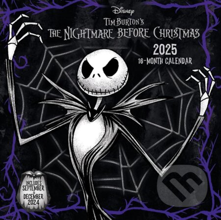 Oficiálny nástenný kalendár 2025 The Nightmare Before Christmas (). , 2024 Oficiálny nástenný kalendár 2025 The Nightmare Before Christmas (). , 2024