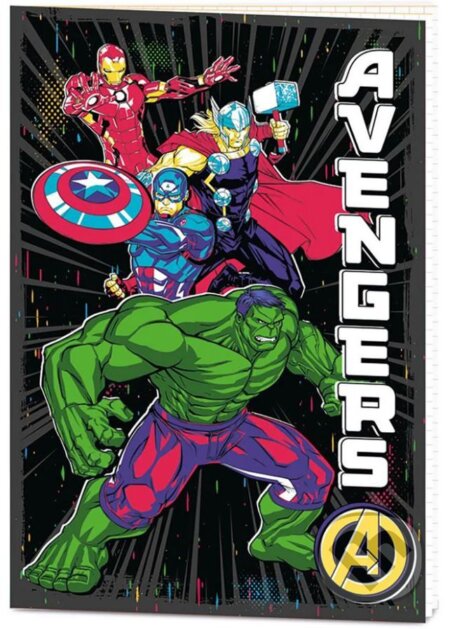 Poznámkový blok Marvel - Avengers: Byť odvážny (Avengers). Avengers, 2024 Poznámkový blok Marvel - Avengers: Byť odvážny (Avengers). Avengers, 2024