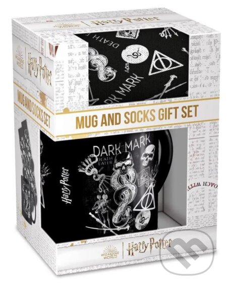Darčekový set - hrnček s ponožkami Harry Potter: Temné umenie (Harry Potter). Harry Potter, 2024 Darčekový set - hrnček s ponožkami Harry Potter: Temné umenie (Harry Potter). Harry Potter, 2024