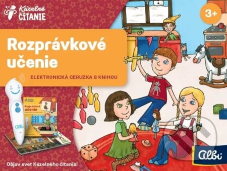 Spoločenská hra: Kúzelné čítanie: Rozprávkové učenie s elektronickou ceruzkou ALBI - nové balenie (Zuzana Pospíšilová). Albi, 2024 Spoločenská hra: Kúzelné čítanie: Rozprávkové učenie s elektronickou ceruzkou ALBI - nové balenie (Zuzana Pospíšilová). Albi, 2024