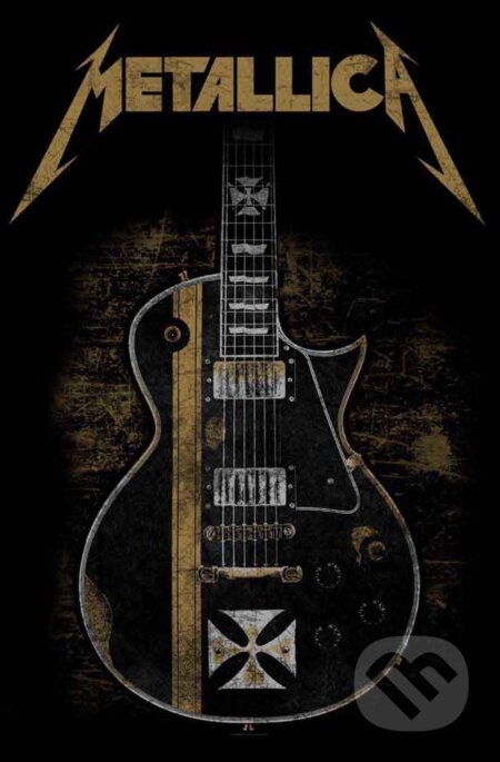 Textilný plagát - vlajka Metallica: Hetfield Guitar (Metallica). Metallica, 2024 Textilný plagát - vlajka Metallica: Hetfield Guitar (Metallica). Metallica, 2024