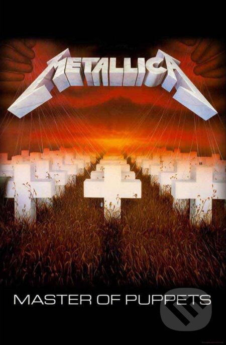 Textilný plagát - vlajka Metallica: Master Of Puppets (Metallica). Metallica, 2024 Textilný plagát - vlajka Metallica: Master Of Puppets (Metallica). Metallica, 2024