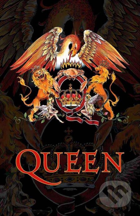 Textilný plagát - vlajka Queen: Crest (Queen). Queen, 2024 Textilný plagát - vlajka Queen: Crest (Queen). Queen, 2024