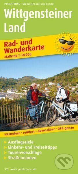 Kniha: Wittgensteiner Land 1:50 000 / cyklistická a turistická mapa (freytag&berndt). freytag&berndt, 2015 Kniha: Wittgensteiner Land 1:50 000 / cyklistická a turistická mapa (freytag&berndt). freytag&berndt, 2015