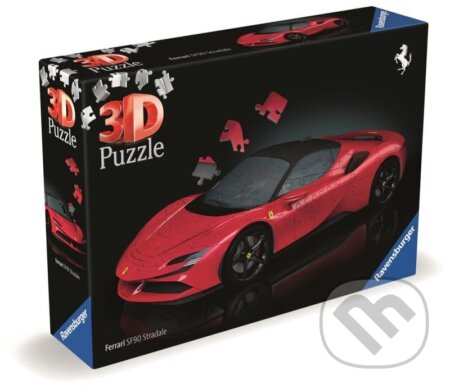 Puzzle: 3D Ferrari SF90 Stradale (Ravensburger). Ravensburger Puzzle: 3D Ferrari SF90 Stradale (Ravensburger). Ravensburger