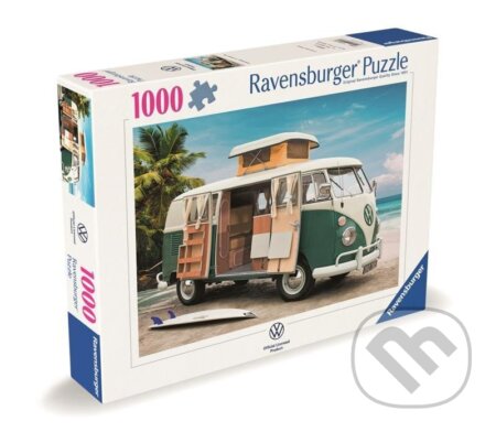 Puzzle: Obytný vůz Volkswagen T1 (Ravensburger). Ravensburger, 2024 Puzzle: Obytný vůz Volkswagen T1 (Ravensburger). Ravensburger, 2024