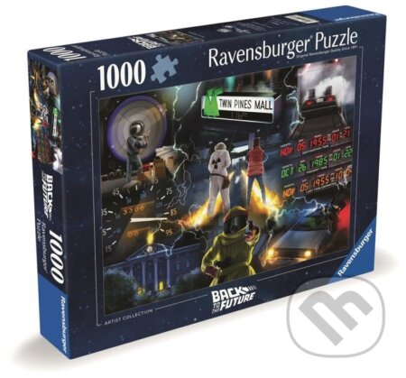 Puzzle: Návrat do budoucnosti (Ravensburger). Ravensburger, 2024 Puzzle: Návrat do budoucnosti (Ravensburger). Ravensburger, 2024