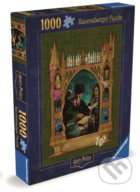 Puzzle: Harry Potter: Příprava lektvaru (Ravensburger). Ravensburger, 2024 Puzzle: Harry Potter: Příprava lektvaru (Ravensburger). Ravensburger, 2024