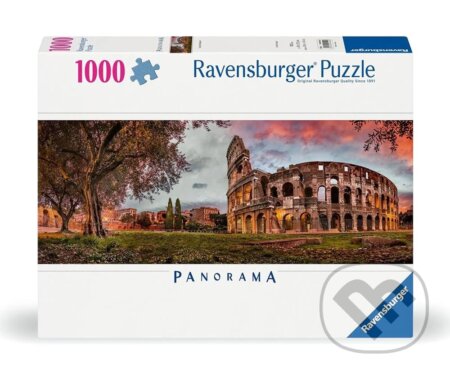 Puzzle: Colosseum v červánkách 1000 (Ravensburger). Ravensburger, 2024 Puzzle: Colosseum v červánkách 1000 (Ravensburger). Ravensburger, 2024