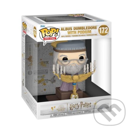 Funko POP Deluxe: Harry - Dumbledore with Podium (Funko). Funko, 2024 Funko POP Deluxe: Harry - Dumbledore with Podium (Funko). Funko, 2024