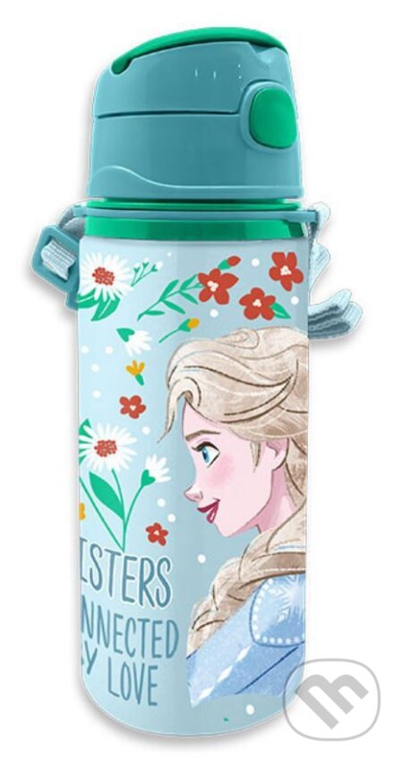 Hliníková fľaša na pitie Disney - Frozen: Sestry (). , 2024 Hliníková fľaša na pitie Disney - Frozen: Sestry (). , 2024
