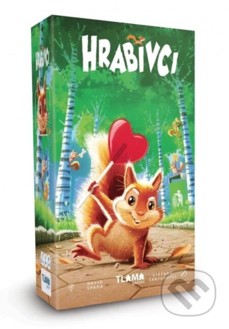 Spoločenská hra: Hrabivci (David Spada). Tlama games, 2024 Spoločenská hra: Hrabivci (David Spada). Tlama games, 2024