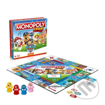 Spoločenská hra: Monopoly Junior Tlapková patrola CZ (neuveden). Winning Moves, 2024 Spoločenská hra: Monopoly Junior Tlapková patrola CZ (neuveden). Winning Moves, 2024