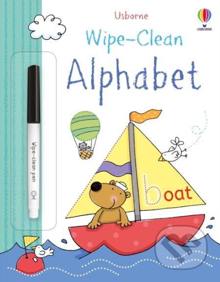 Kniha: Wipe Clean Alphabet With Pen (Jessica Greenwell). Usborne, 2011 Kniha: Wipe Clean Alphabet With Pen (Jessica Greenwell). Usborne, 2011