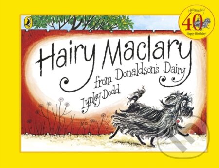 Kniha: Hairy Maclary from Donaldson's Dairy (Lynley Dodd). Puffin Books, 2002 Kniha: Hairy Maclary from Donaldson's Dairy (Lynley Dodd). Puffin Books, 2002