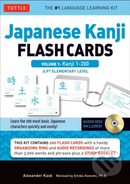 Kniha: Japanese Kanji Flash Cards Kit Volume 1 (Alexander Kask). Tuttle Publishing, 2014 Kniha: Japanese Kanji Flash Cards Kit Volume 1 (Alexander Kask). Tuttle Publishing, 2014