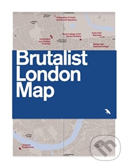 Kniha: Brutalist London Map: Second Ed. (Henrietta Billings). Blue Crow Media, 2022 Kniha: Brutalist London Map: Second Ed. (Henrietta Billings). Blue Crow Media, 2022