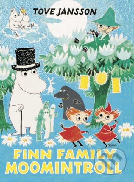 Kniha: Finn Family Moomintroll (Tove Jansson). Sort of Books, 2017 Kniha: Finn Family Moomintroll (Tove Jansson). Sort of Books, 2017