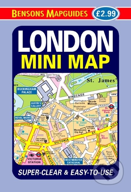 Kniha: London Mini Map (Bensons Mapguides). , 2022 Kniha: London Mini Map (Bensons Mapguides). , 2022