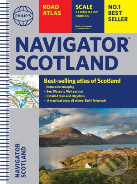 Kniha: Philip's Navigator Scotland (Philip's Maps). , 2021 Kniha: Philip's Navigator Scotland (Philip's Maps). , 2021