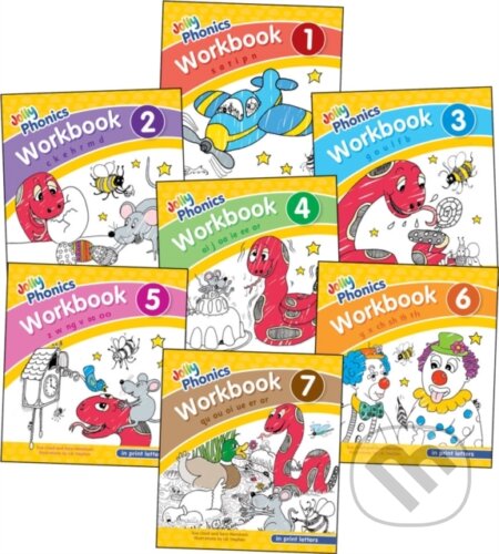Kniha: Jolly Phonics Workbooks Set Of 7 (Sara Wernham a Sue Lloyd). Jolly Phonics, 2020 Kniha: Jolly Phonics Workbooks Set Of 7 (Sara Wernham a Sue Lloyd). Jolly Phonics, 2020