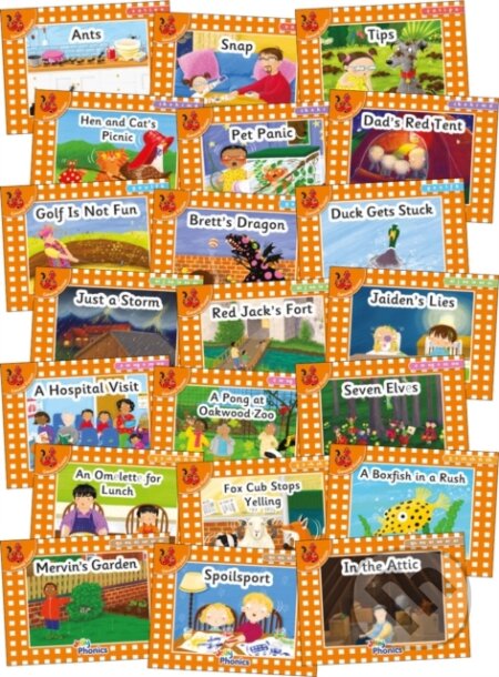 Kniha: Jolly Phonics Orange Level Readers Complete Set (Louise Van-Pottelsberghe). Jolly Phonics, 2019 Kniha: Jolly Phonics Orange Level Readers Complete Set (Louise Van-Pottelsberghe). Jolly Phonics, 2019