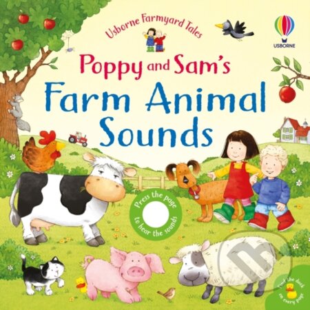 Kniha: Poppy and Sam's Farm Animal Sounds (Sam Taplin). Usborne, 2023 Kniha: Poppy and Sam's Farm Animal Sounds (Sam Taplin). Usborne, 2023