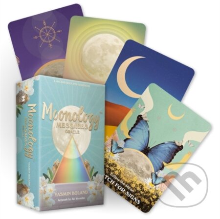 Kniha: Moonology Messages Oracle Card & Guidebk (Yasmin Boland). Hay House, 2023 Kniha: Moonology Messages Oracle Card & Guidebk (Yasmin Boland). Hay House, 2023