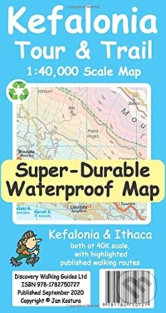 Kniha: Kefalonia Tour & Trail Super-Durable Map (Jan Kostura). , 2020 Kniha: Kefalonia Tour & Trail Super-Durable Map (Jan Kostura). , 2020