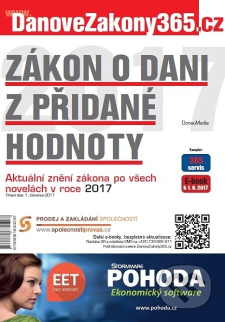 E-kniha: Daň z přidané hodnoty 2017 - úplné znění od 1. července 2017 (Autorský kolektív). DonauMedia E-kniha: Daň z přidané hodnoty 2017 - úplné znění od 1. července 2017 (Autorský kolektív). DonauMedia