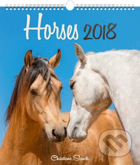 Kalendář nástěnný 2018 - Koně, Presco Group, 2017