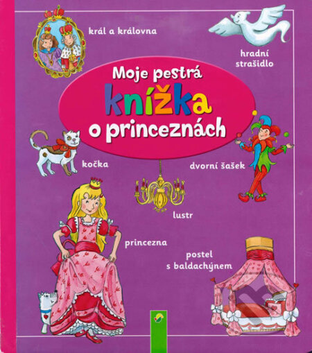 Kniha: Moja pestrá knižka o princeznách (Schwager & Steinlein Verlag). Schwager & Steinlein Verlag, 2015 Kniha: Moja pestrá knižka o princeznách (Schwager & Steinlein Verlag). Schwager & Steinlein Verlag, 2015