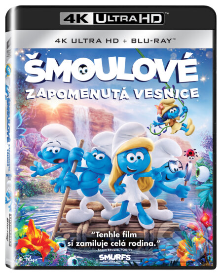 Film: Šmoulové: Zapomenutá vesnice Ultra HD Blu-ray (Kelly Asbury) (UltraHDBlu-ray). Bonton Film, 2017 Film: Šmoulové: Zapomenutá vesnice Ultra HD Blu-ray (Kelly Asbury) (UltraHDBlu-ray). Bonton Film, 2017