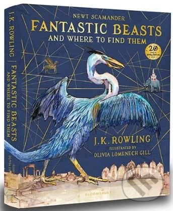 Fantastic Beasts and Where to Find Them - J.K. Rowling, Olivia Lomenech Gill (ilustrácie), Bloomsbury, 2017