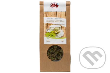 Kávy a čaje: BIO Mätový čaj Reishi 35g (Ani). Ani, 2017 Kávy a čaje: BIO Mätový čaj Reishi 35g (Ani). Ani, 2017