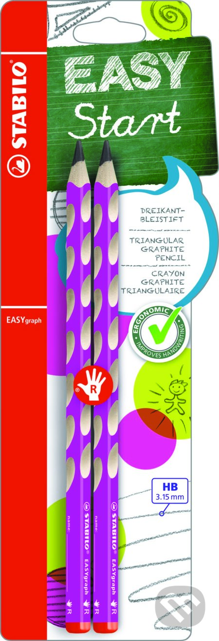 Ergonomická ceruzka EASYgraph 2 kusy (STABILO). STABILO, 2017 Ergonomická ceruzka EASYgraph 2 kusy (STABILO). STABILO, 2017