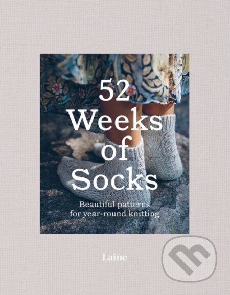 Kniha: 52 Weeks of Socks (Laine). Hardie Grant, 2021 Kniha: 52 Weeks of Socks (Laine). Hardie Grant, 2021