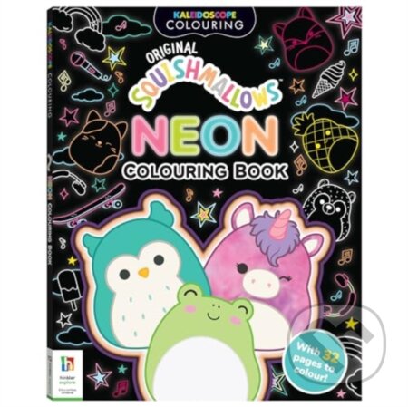 Kniha: Kaleidoscope Squishmallows Neon Colouring Book (Hinkler Pty Ltd). , 2023 Kniha: Kaleidoscope Squishmallows Neon Colouring Book (Hinkler Pty Ltd). , 2023