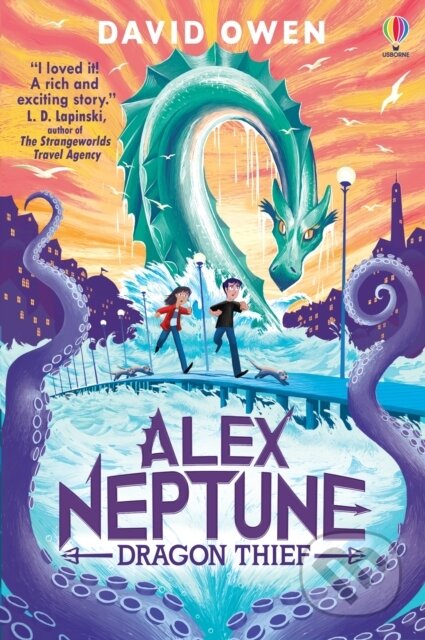 Kniha: Alex Neptune, Dragon Thief (David Owen). Usborne, 2022 Kniha: Alex Neptune, Dragon Thief (David Owen). Usborne, 2022