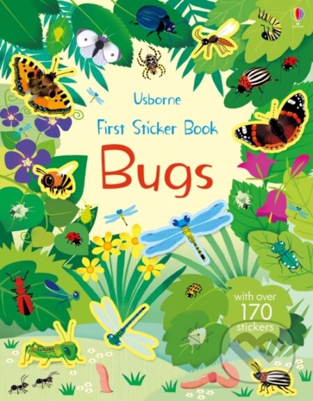 Kniha: First Sticker Book Bugs (Caroline Young). Usborne, 2017 Kniha: First Sticker Book Bugs (Caroline Young). Usborne, 2017