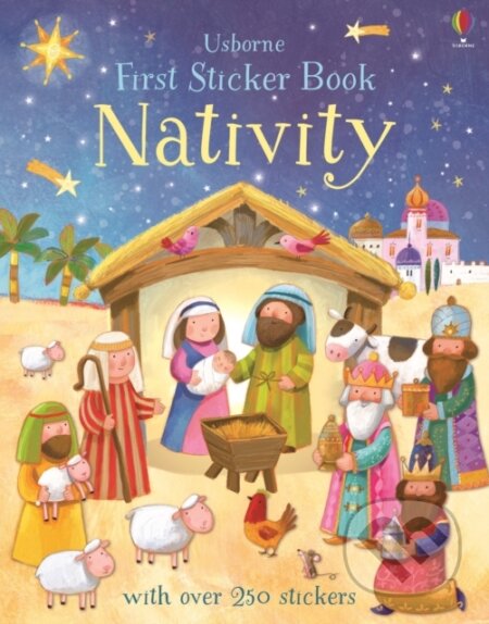 Kniha: First Sticker Book Nativity (Felicity Brooks). Usborne, 2016 Kniha: First Sticker Book Nativity (Felicity Brooks). Usborne, 2016