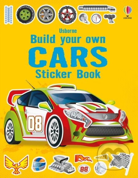 Kniha: Build your own Cars Sticker book (Simon Tudhope). Usborne, 2013 Kniha: Build your own Cars Sticker book (Simon Tudhope). Usborne, 2013