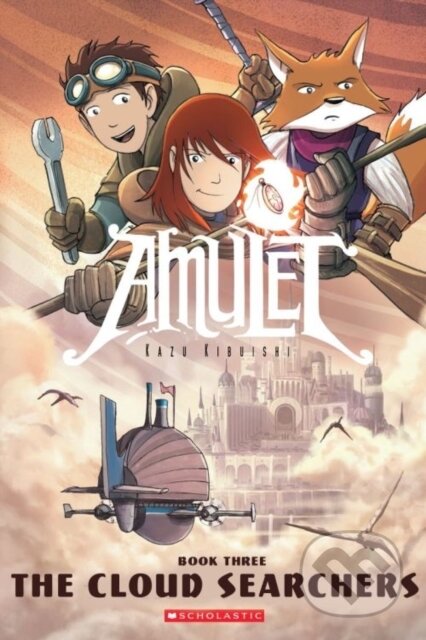 Kniha: The Cloud Searchers (Kazu Kibuishi). Scholastic, 2017 Kniha: The Cloud Searchers (Kazu Kibuishi). Scholastic, 2017