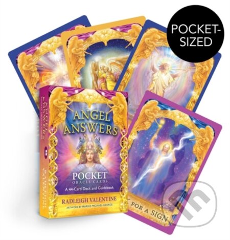 Kniha: Angel Answers Pocket Oracle Card/Guidebk (Radleigh Valentine). Hay House, 2023 Kniha: Angel Answers Pocket Oracle Card/Guidebk (Radleigh Valentine). Hay House, 2023