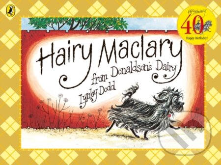 Kniha: Hairy Maclary from Donaldson's Dairy (Lynley Dodd). Puffin Books, 2013 Kniha: Hairy Maclary from Donaldson's Dairy (Lynley Dodd). Puffin Books, 2013