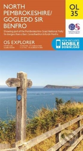 Kniha: Exp/Ol Active 35 North Pembrokeshire (Ordnance Survey). Ordnance Survey, 2020 Kniha: Exp/Ol Active 35 North Pembrokeshire (Ordnance Survey). Ordnance Survey, 2020