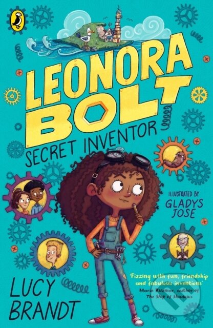 Kniha: Leonora Bolt: Secret Inventor (Lucy Brandt). Puffin Books, 2022 Kniha: Leonora Bolt: Secret Inventor (Lucy Brandt). Puffin Books, 2022
