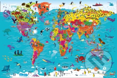 Kniha: Collins Children’s World Wall Map (Collins Maps). Collins, 2019 Kniha: Collins Children’s World Wall Map (Collins Maps). Collins, 2019