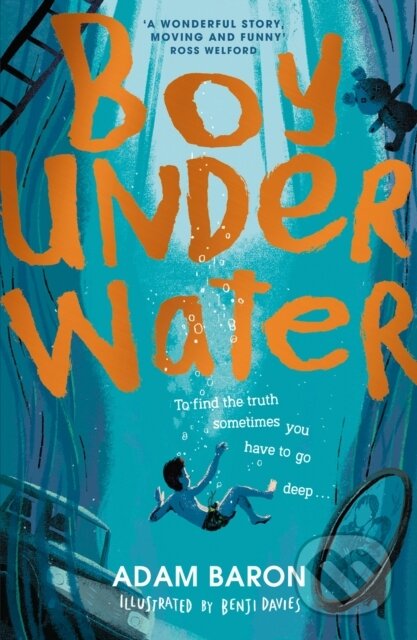 Kniha: Boy Underwater (Adam Baron). HarperCollins, 2018 Kniha: Boy Underwater (Adam Baron). HarperCollins, 2018