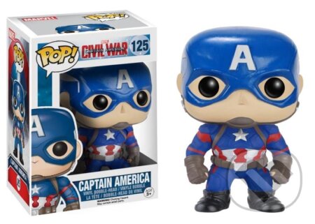 Funko POP Marvel: Captain America: Civil War - Captain America (Funko). Funko, 2024 Funko POP Marvel: Captain America: Civil War - Captain America (Funko). Funko, 2024